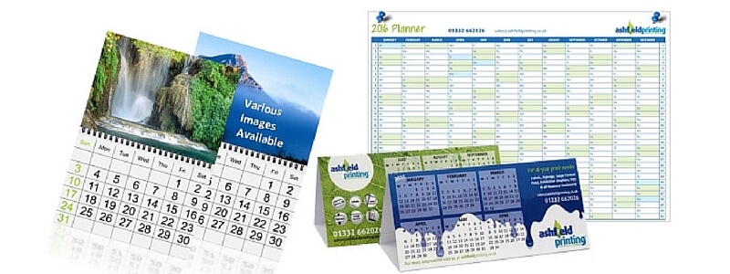 image of printed wall calendars, desk calendars & wall planers